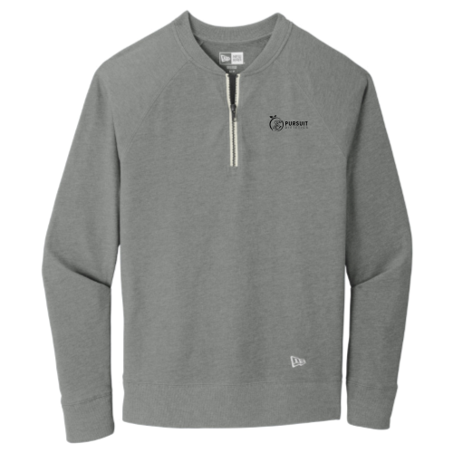 Pursuit Dietetics - New Era Sueded Cotton Blend 1/4-Zip Pullover