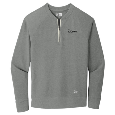 Pursuit Dietetics - New Era Sueded Cotton Blend 1/4-Zip Pullover