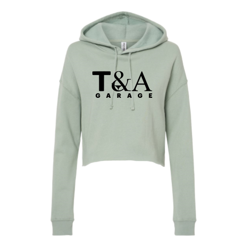 T&A Garage - Independent Trading Women's Crop Hoodie