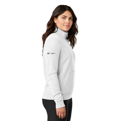 PVFinancial - Nike Ladies Club Fleece Sleeve Swoosh 1/2-Zip