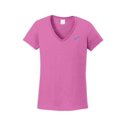 Snapattack - Gildan Ladies Heavy Cotton 100% Cotton V-Neck T-Shirt