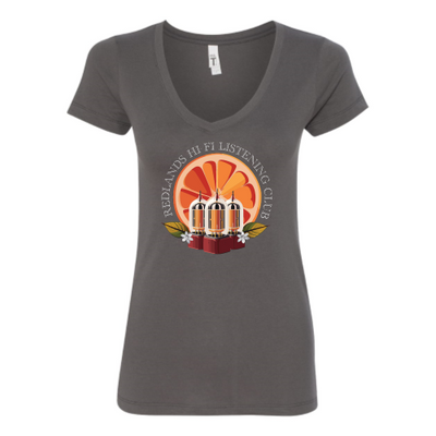 RedlandsHiFi - Next Level - Women's V-Neck 1540