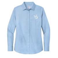 BlueSwan - Brooks Brothers Women's Wrinkle-Free Stretch Nailhead Shirt v1