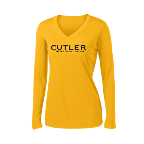 CutlerIG Sport Tek Ladies Long Sleeve V Neck Competitor Tee
