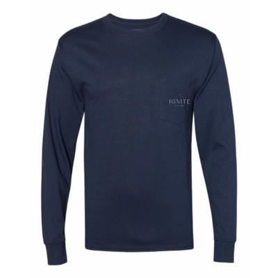 Ignite Living - Workwear Long Sleeve Pocket T-Shirt
