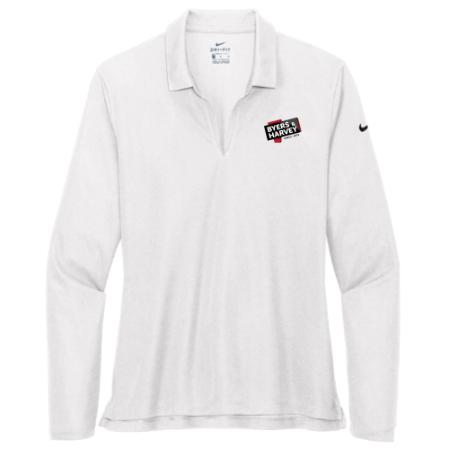 ByersandHarvey - Nike Ladies Dri-FIT Micro Pique 2.0 Long Sleeve Polo