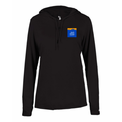 JackWhiteCommercial - B-Core L/S Women's Hood Tee
