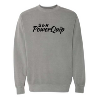 S&HPowerquip - Pigment-Dyed Crewneck Sweatshirt