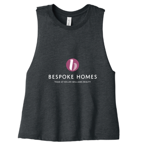 BespokeHomes - BELLA+CANVAS Women's Racerback Cropped Tank