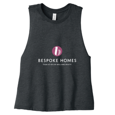 BespokeHomes - BELLA+CANVAS Women's Racerback Cropped Tank