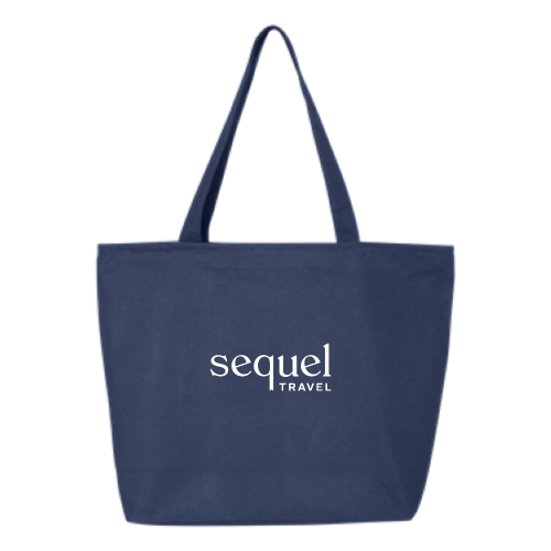 SequelTravel - 24.5L Canvas Zippered Tote v1