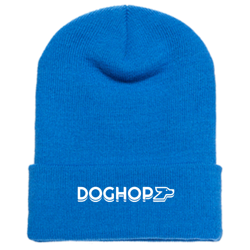 DogHop -Adult Cuffed Knit Beanie