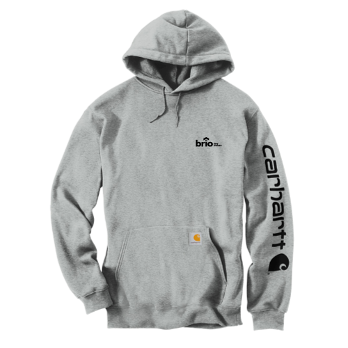 BrioTinyHomes - Carhartt Midweight Hooded Logo Sweatshirt