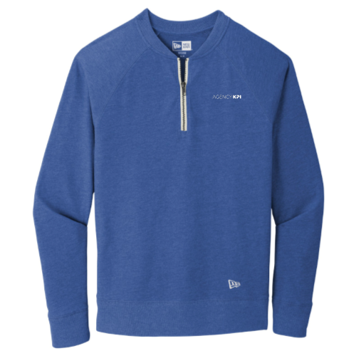 AgencyKPI - New Era Sueded Cotton Blend 1/4-Zip Pullover