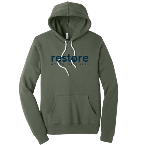 Restore Wellness - Unisex Poly/Cotton Hooded Pullover Sweatshirt