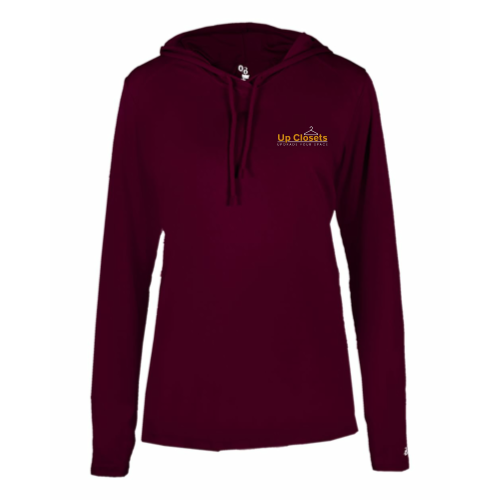UpClosets - B-Core L/S Women's Hood Tee