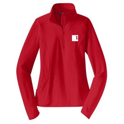 SquareOne - Sport-Tek Ladies Sport-Wick Stretch 1/2-Zip Pullover v2
