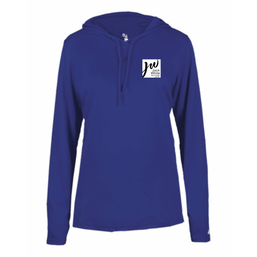 Jack White Real Estate - B-Core L/S Women's Hood Tee v2