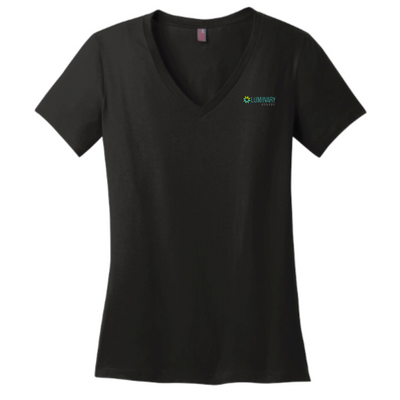 LuminaryBrands - District Made Ladies Perfect Weight V-Neck Tee