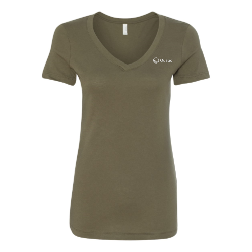Qualio - Next Level - Womens V-Neck 1540