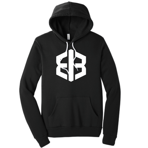 EntreBrand - Unisex Poly/Cotton Hooded Pullover Sweatshirt