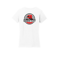 HauserFleetServicesandHauserLogistics - Gildan Ladies Heavy Cotton 100% Cotton V-Neck T-Shirt