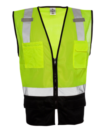 Class 2 Black Bottom Vest