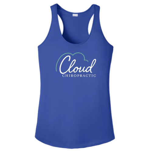 Cloud Chiropractic - Sport-Tek Ladies PosiCharge Competitor Racerback Tank