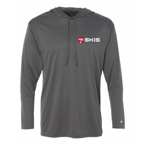 SkisPainting - B-Core Long Sleeve Hooded T-Shirt