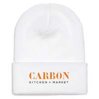 CarbonKitchen - Cuffed Knit Beanie - White