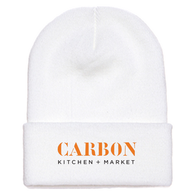 CarbonKitchen - Cuffed Knit Beanie - White