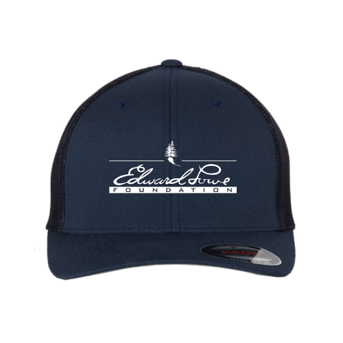 EdwardLowe - Adult 6-Panel Trucker Cap - White