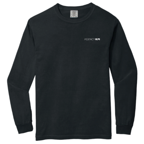 AgencyKPI - Garment Dyed Heavyweight Long Sleeve T-Shirt
