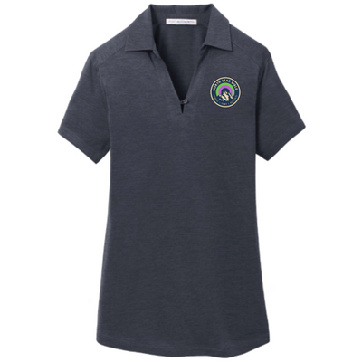 NorthStarBibleSchool - Port Authority - Ladies Digi Heather Performance Polo