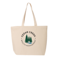 CCWM - 24.5L Canvas Zippered Tote
