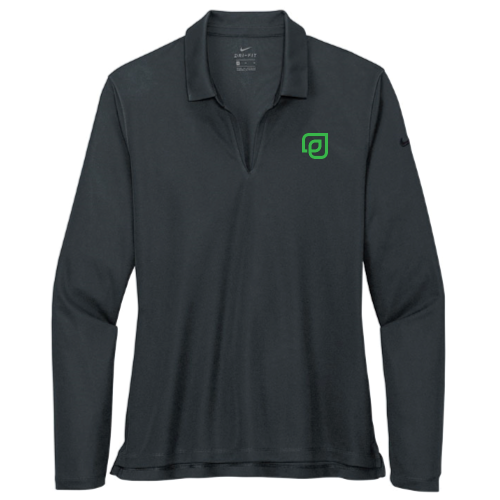 Langille Environmental - Nike Ladies Dri-FIT Long Sleeve Polo