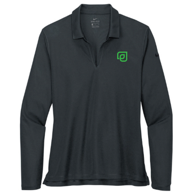 Langille Environmental - Nike Ladies Dri-FIT Long Sleeve Polo