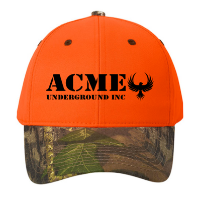 Acme Underground Safety Cap with Camo Brim