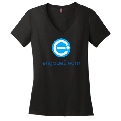 Engage2learn - District Made Ladies Perfect Weight V-Neck Tee