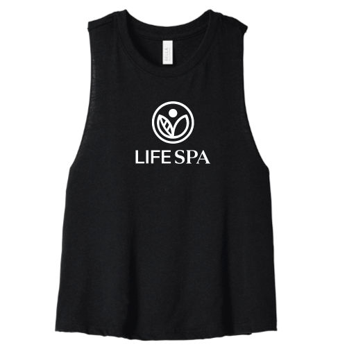 Lifetime - Racerback Cropped Tank
