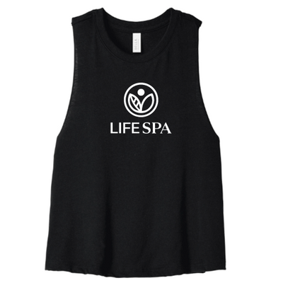 Lifetime - Racerback Cropped Tank