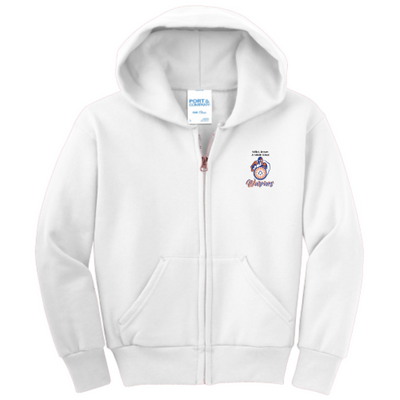 WillieBrownJr.MiddleSchool - Port & Company Youth Full-Zip Hooded Sweatshirt