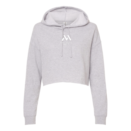 MainstreamMedia - Independent Trading - Women's Crop Hoodie