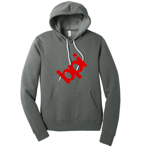 BPI - Unisex Poly Cotton Hooded Pullover Sweatshirt
