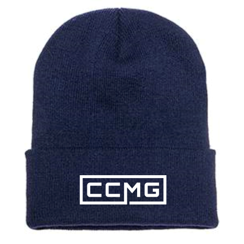 ClaimsandConstructionManagementCompany - Cuffed Knit Beanie Blue