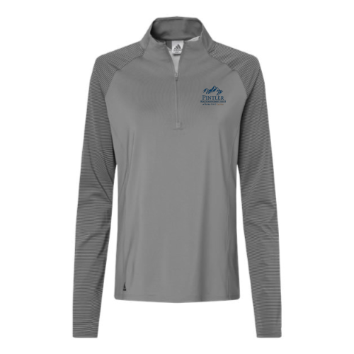 PintlerWMG - Adidas Women's Stripe Block Quarter-Zip Pullover v2