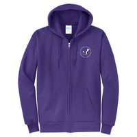 CARE - Port & Company Classic Full-Zip Hooded Sweatshirt Adult