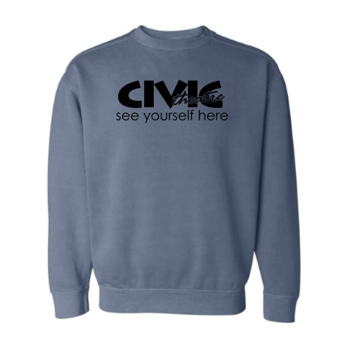 CivicTheatreMerch - Pigment-Dyed Crewneck Sweatshirt