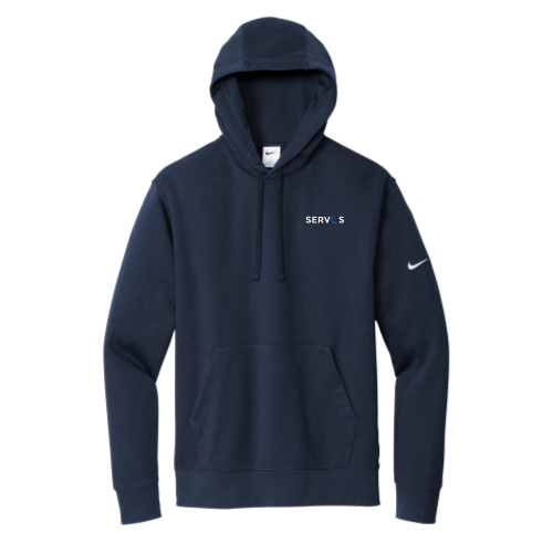 Servos.io -Nike Club Fleece Sleeve Swoosh Pullover Hoodie