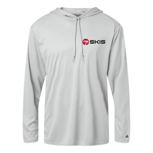 SkisPainting - B-Core Long Sleeve Hooded T-Shirt